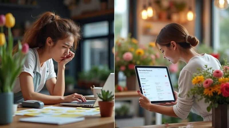 WhatsMenu让你的花店24小时营业